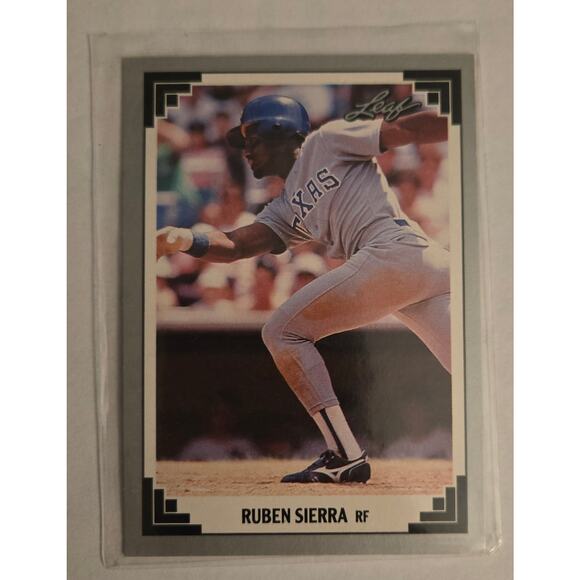 Lot of 7 MLB Great Baseball Cards Puckett Henderson Guillen Sierra Weiss Glavine - Picture 10 of 13